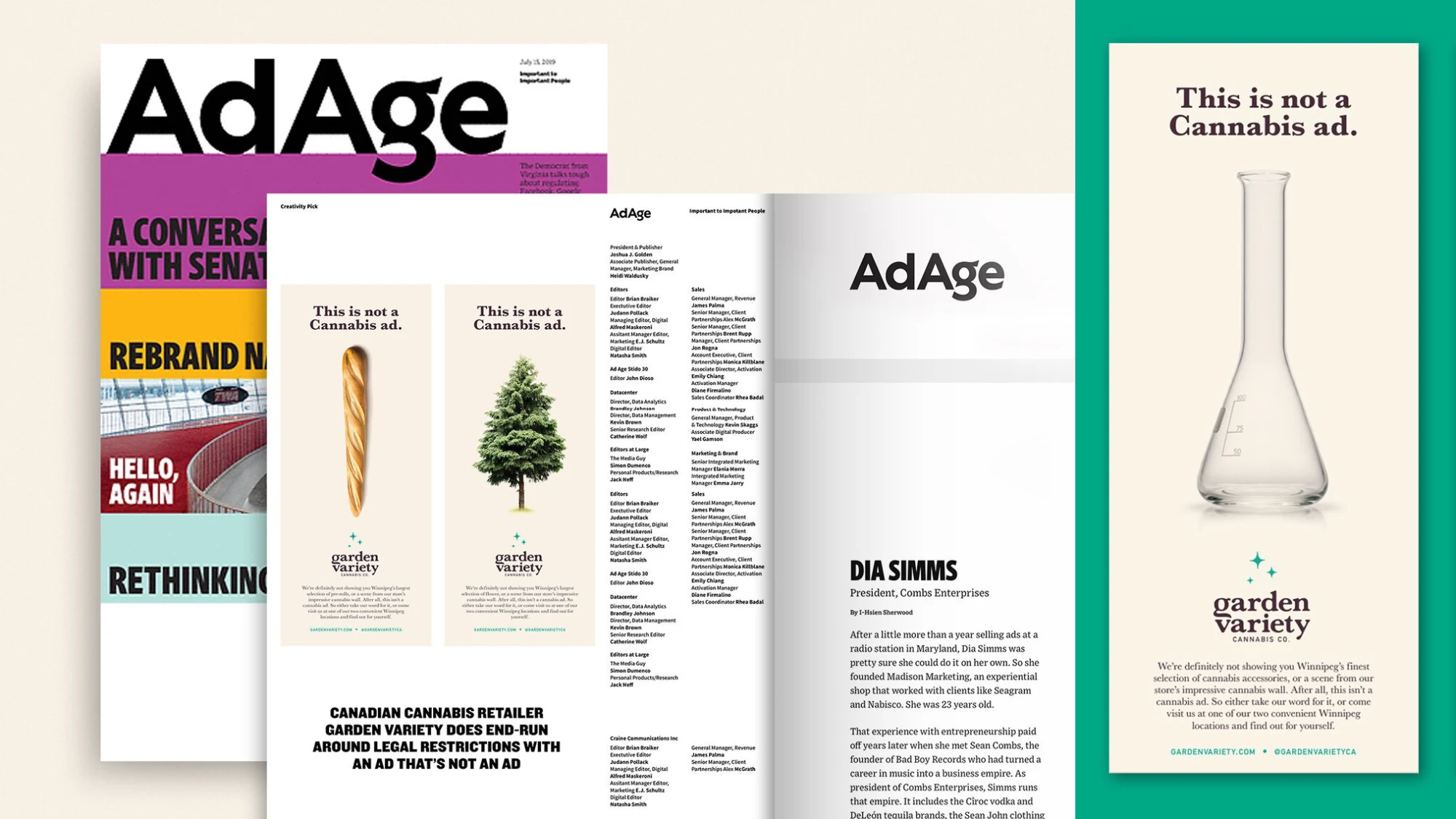 Advertising Age, July 15, 2019: the campaign featured as a Creativity Pick.