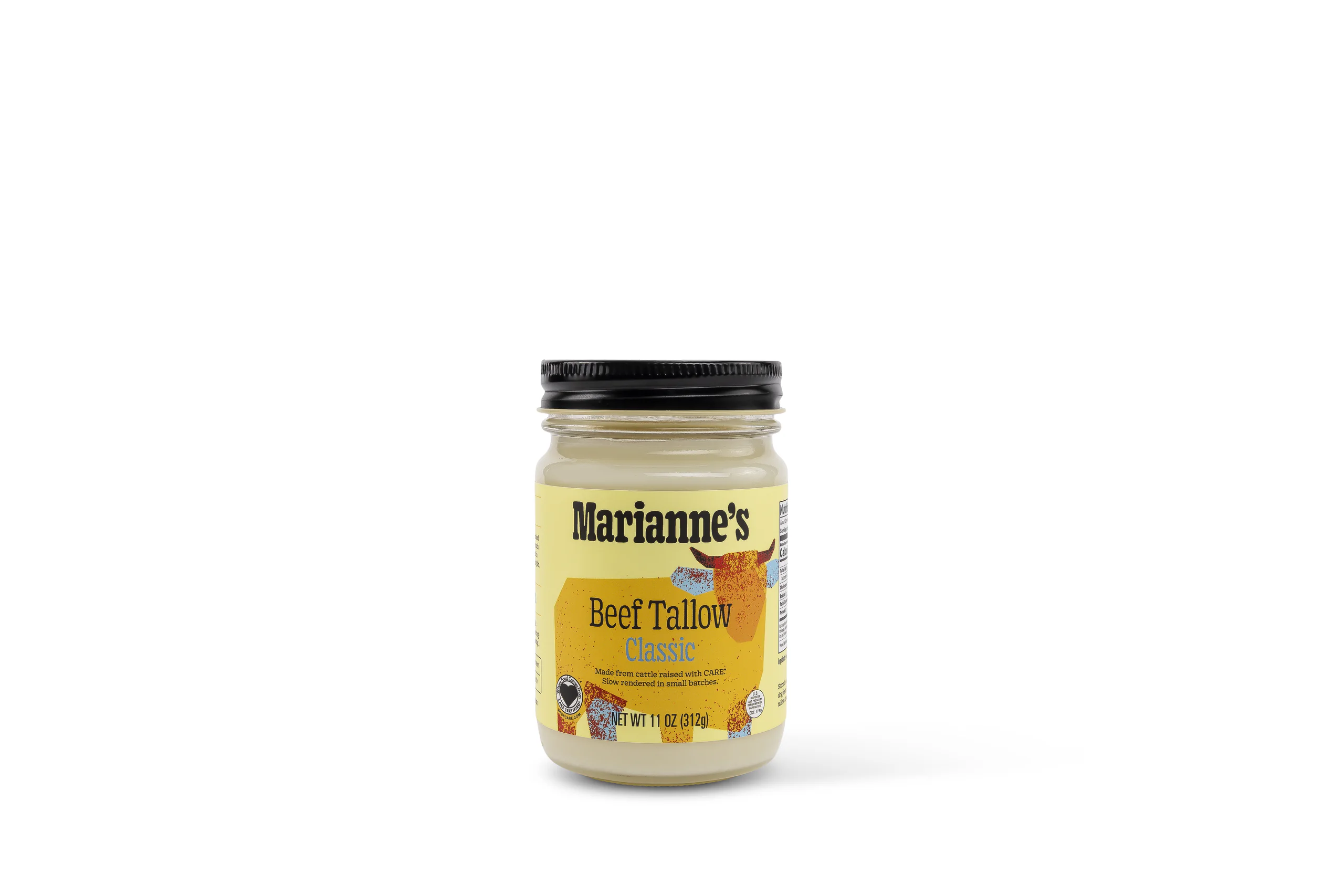 Beef tallow, the classic jar.