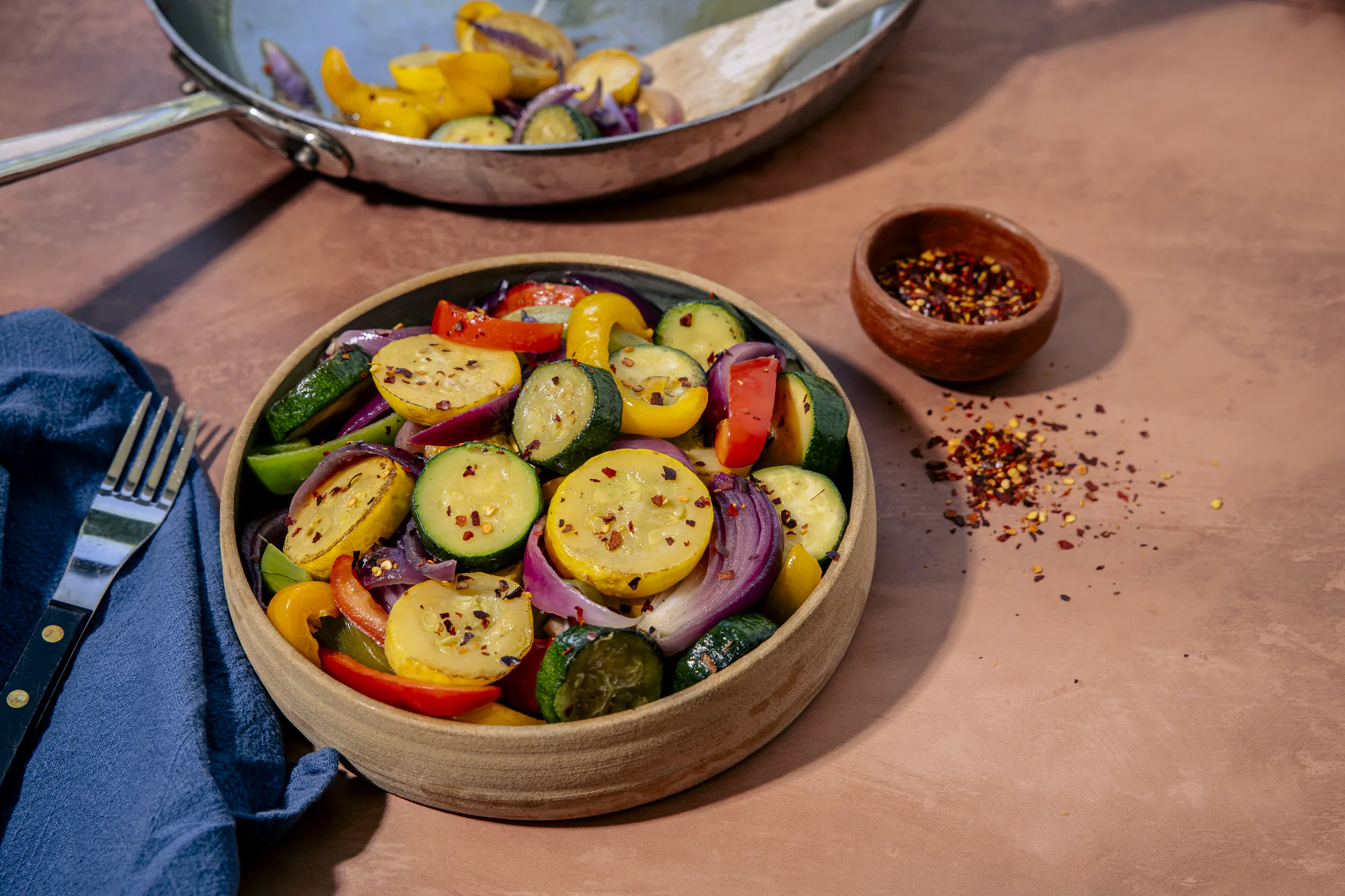 Vegetables in tallow.