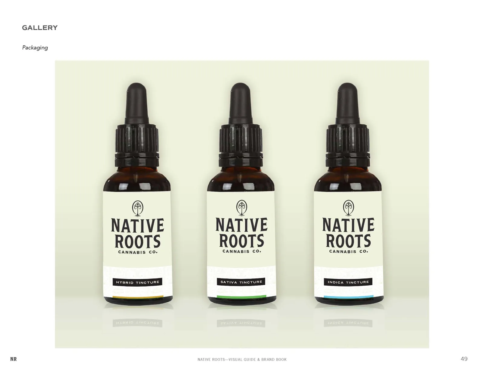 Native Roots brand book, spread 13 of 16