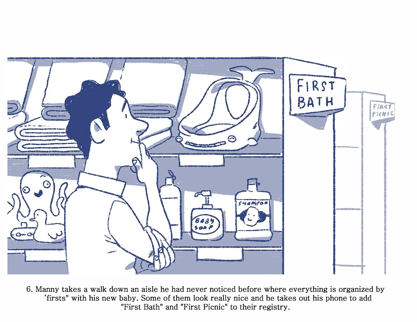Storyboard 6 of 8: the Martinez family from first news to first birthday